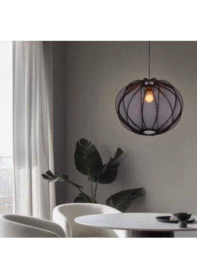 Mellow pendant light 1xE27 black 52 cm