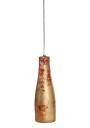 Butelka pendant light gold 14 cm