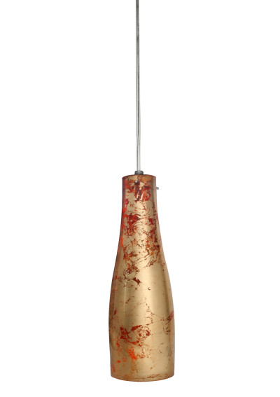 Lampa wisząca Butelka złoty 14 cm
