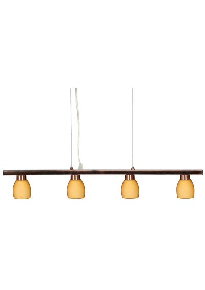 Lampa wisząca Dakota G9 miedziany 65 cm