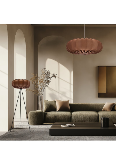 Lampa wisząca Cafee 1xE27 brązowy 66 cm - zdjęcie produktu 2