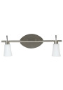 Lampa sufitowa Kroton 2xG9 nikiel mat/biały 43 cm
