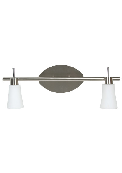 Lampa sufitowa Kroton 2xG9 nikiel mat/biały 43 cm