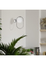 G9 wall light G9 silver 22 cm