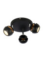 Boni ceiling light 3xGU10 black 26 cm