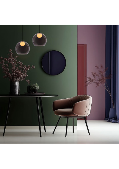 Lampa wisząca G9 1xG9 dymiony 23 cm - zdjęcie produktu 1
