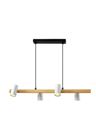 Lampa wisząca Gu10 4xGU10 biały 75 cm