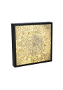 Lampa sufitowa Luxan czarny, fornir golden 29 cm - zdjęcie produktu 1