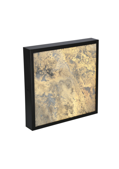 Lampa sufitowa Luxan czarny, fornir biały 29 cm - zdjęcie produktu 1