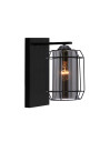 Jonera wall light 1xE27 black, klosz smoked 25 cm - product image 3