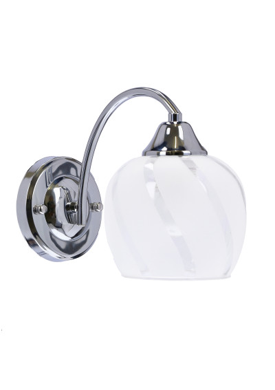 Prego wall light 1xE27 chromee / clear 23 cm