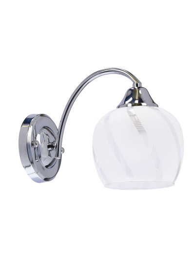 Prego wall light 1xE27 chromee / clear 23 cm - product image 1