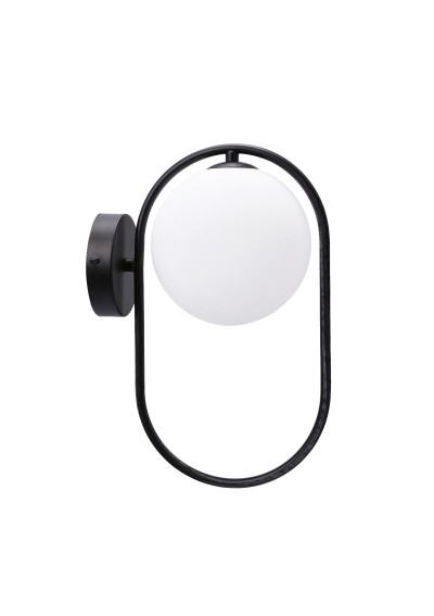 Cordel wall light black 22 cm - product image 1
