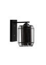 Jonera wall light 1xE27 black, klosz smoked 23 cm - product image 3