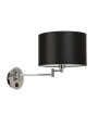 Alexia wall light E14 chromee, abażur black 23 cm