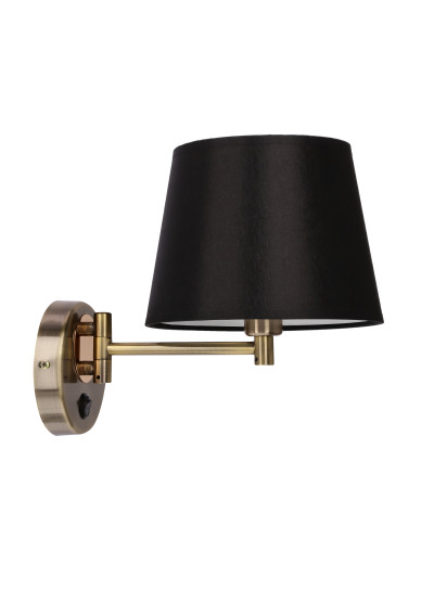 Ibis wall light E14 patynowy / black 20 cm