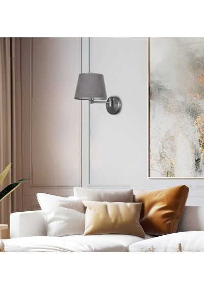 Ibis wall light E14 srebrno grey 20 cm - product image 1