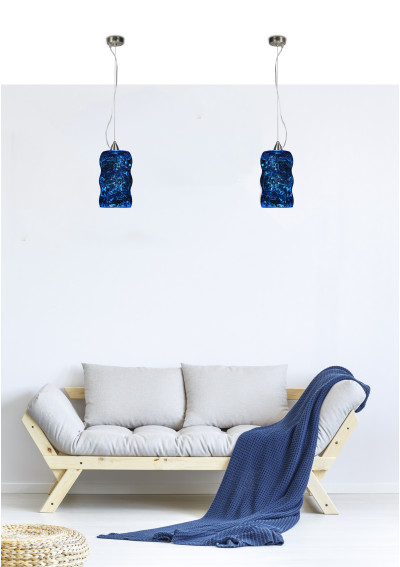 Trilogy pendant light 1xE27 blue 12 cm - product image 1