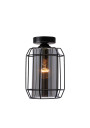 Lampa sufitowa Jonera 1xE27 czarny, klosz dymiony 15 cm - zdjęcie produktu 3
