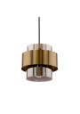 Spiega pendant light 1xE27 black / mosiężny, klosz smoked 18 cm - product image 2