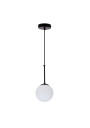 Lampa wisząca Pompei 1xE27 czarny + biały 15 cm - zdjęcie produktu 1