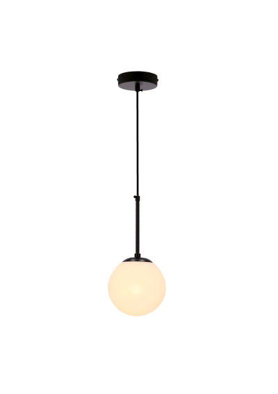 Lampa wisząca Pompei 1xE27 czarny + biały 15 cm - zdjęcie produktu 2
