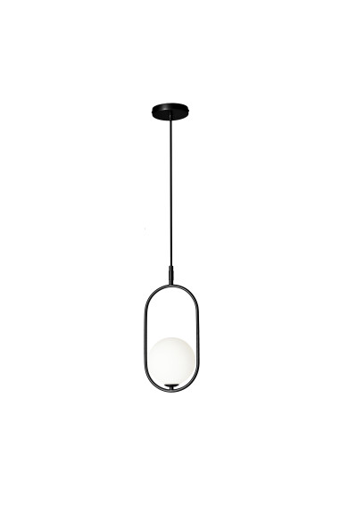 Cordel pendant light black 18,5 cm