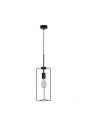 Lampa wisząca Cord 1xE27 czarny 25 cm