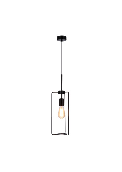 Lampa wisząca Cord 1xE27 czarny 25 cm - zdjęcie produktu 1