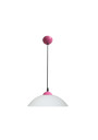 Malin pendant light 1xE27 white 28 cm