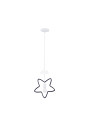 Lampa wisząca Star 1xE27 biały 36 cm