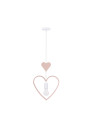 Single pendant light 1xE27 white 27 cm