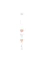 Lampa wisząca Hearts 1xE27 biały 11 cm