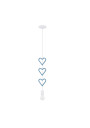 Hets pendant light 1xE27 blue 11 cm