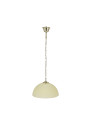 Lampa wisząca Trezza 1xE27 mosiądz, ecru 30 cm
