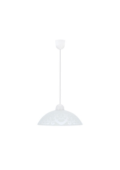 Bronte pendant light 1xE27 white 30 cm
