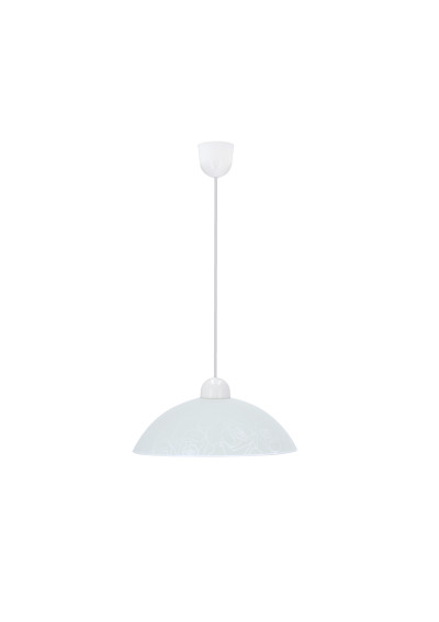 Lampa wisząca Macari 1xE27 biały 30 cm
