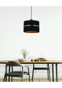 Assam pendant light 1xE27 black / gold 30 cm - product image 1