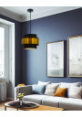 Prestige pendant light 1xE27 black / gold 20 cm - product image 1