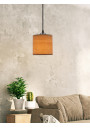 Legno pendant light 1xE27 black, abażur orzechowy 15 cm - product image 1