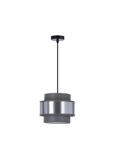Lampa wisząca E27 E27 szaro srebrny 20 cm