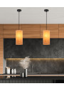 Aragona pendant light 1xE27 black, abażur korkowy 12 cm - product image 1