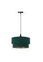 Scopello pendant light 1xE27 black, but.ziel/złoto 35 cm