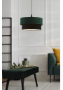 Lampa wisząca Solanto 1xE27 czarny, but.zieleń/złoto+czarny 35 cm - zdjęcie produktu 1