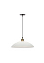 Dexter pendant light 1xE27 white / copper 40 cm