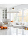 Dexter pendant light 1xE27 white / copper 40 cm - product image 1