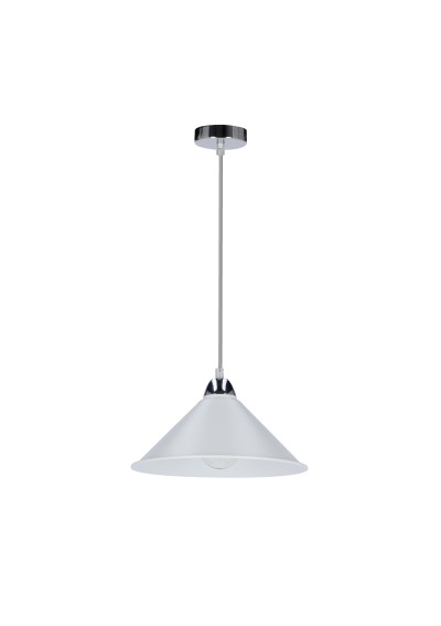 Lampa wisząca Avola 1xE27 biały 26 cm