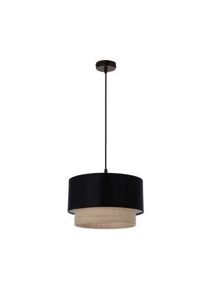 Sferia pendant light 1xE27 black / beige 25 cm