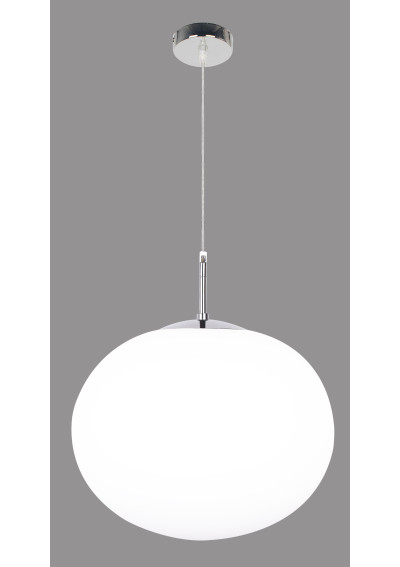 Poly pendant light 1xE27 white 40 cm