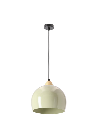 Lampa wisząca E27 1xE27 zielony 25 cm